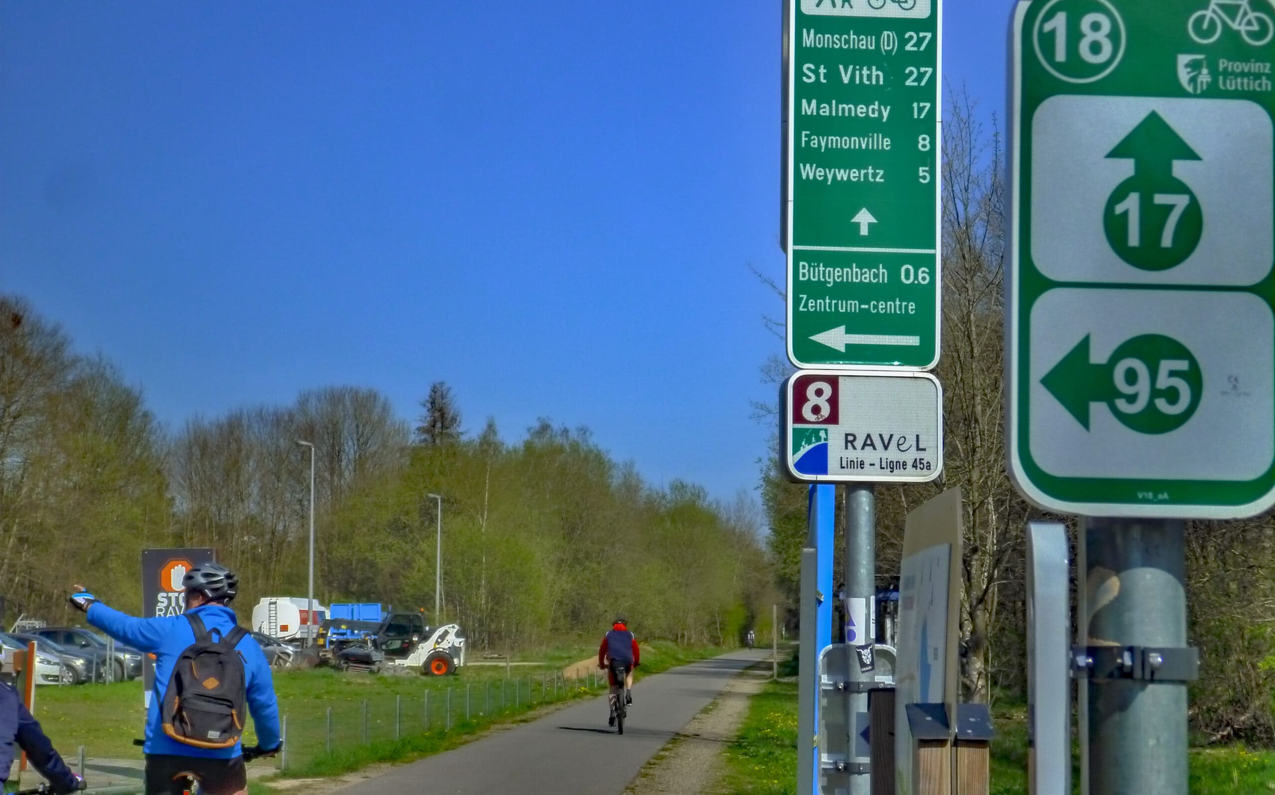 fietsen rond het meer van bütgenbach bütgenbach tourist info