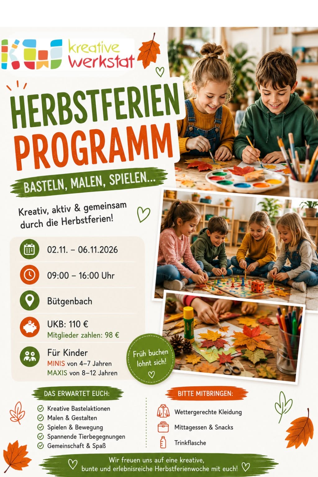 Herbstferien Krea